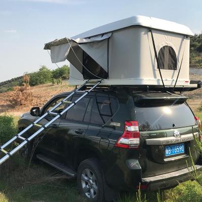 China Hard Car Roof Top Fiberglass Outdoor Activities 4wd Car Shell Tent For Independent Travel for sale