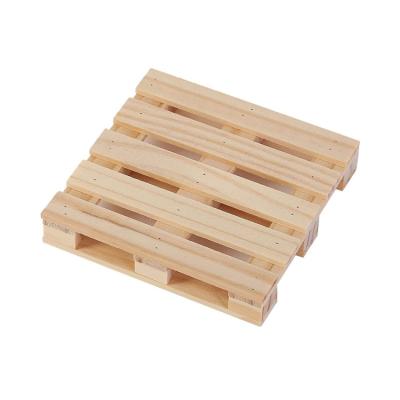 China Preassembled 6 Cup Hot Cold Drink Coaster Wood Pallet Drink Coaster Sustainable for sale