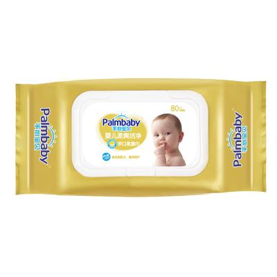 China High Quality Natural Baby Wet Tissue Care Moisture Baby Wet Tissue Cleaning Skin Friendly for sale