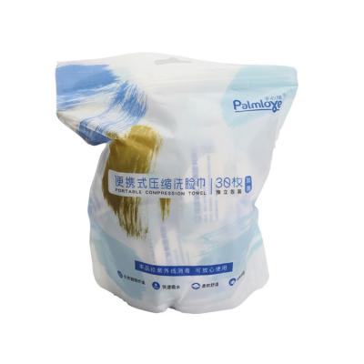 China Portable Disposable Mini Coin Tissue Toilet Paper Cleaning Compressed Towels Compressed Towel for sale