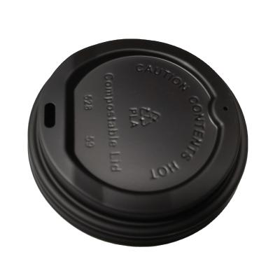 China 62mm/73mm/80mm/90mm/115mm Colorful Design Biodegradable CPLA Paper Lid for Coffee Cup for sale