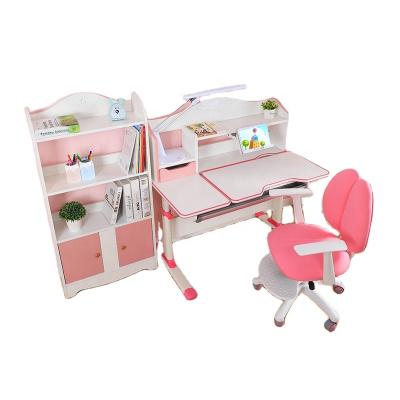 China Adjust Height Study Desk Table Baby Reading Table Wooden Study Table for sale