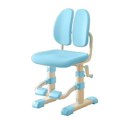 China Adjust Height Home School Correction Kids Seat Back Chair Height Adjustment Children Blue Pink With Pedals Study Chair for sale