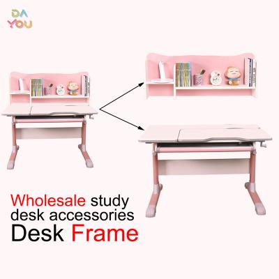 China Adjust Height Wholesale Healthy Children Study Desk Accessories Desk Adjustable Height Lifting Desk Tables Stand Up Study Desk for sale