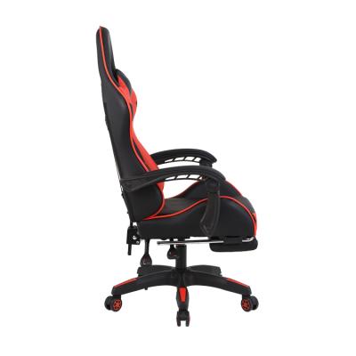 China (Height)Adjustable PC Racing Extended Leather Silla Gamer Dropshipping Computer Led Gaming Chair With Footstool for sale