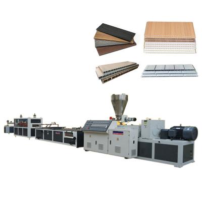 China Plastic Panel Extrusion Plant WPC/PVC Sheet Extruder Line Machine for sale