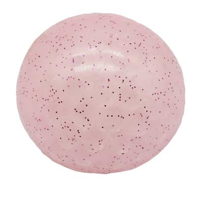 China R-191 TPR Anti Relaxation Toys Anti Squeeze Toys Widely Used Diameter 5 Cm Anti Compression Squishy Toy Glitter Ball for sale