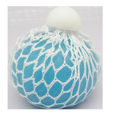 China D-219 Anti Stress Mesh Ball TPR Widely Used Relief Release ToyBall With Cap And Led Light for sale