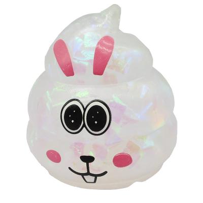 China Gift Toy D-220 Stress Ball Custom Shape Compression TPR Toy Shit Stress Balls Squishy Sticky For Kids Slow Rise for sale