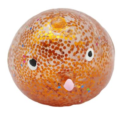 China VD-221 Glitter Toy Farm Animals TPR Stress Chicken Slow Rising Relief Ball Widely Used for sale