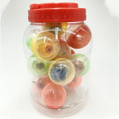 China Widely Used P-257 Barrel Of 16 Eye Balls 6 Cm Multi Colors Wholesale Mini Plastic Capsule Toy Eggs for sale