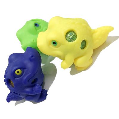 China D-002 Children And Adults Widely Used Soft Tpr Squeeze Ball Dinosaur Mesh Toys Animal for sale