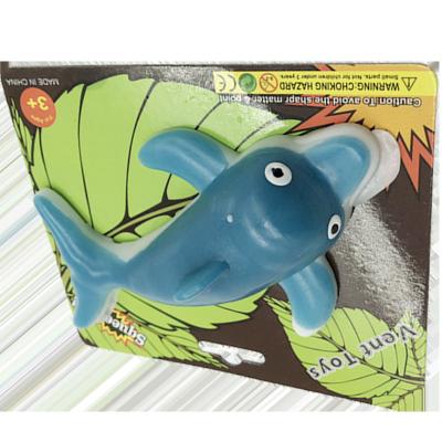 China D-096 Widely used indoor soft tpr dolphin mud squeeze sticky toys for teaching material for sale