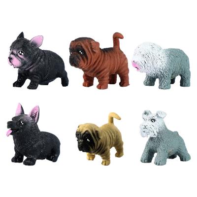 China D-142 Cartoon Pug Dog Squishy Toys Widely Used As Novelty Gift for sale