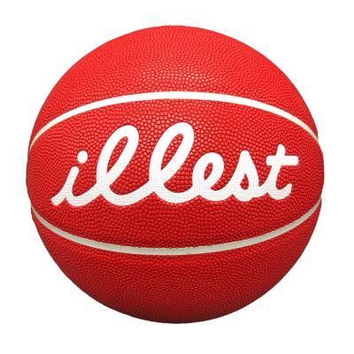 China Basketball Training and Practicing Customize Your Own Logo Leather Compound Basketball Ball Basketball for sale