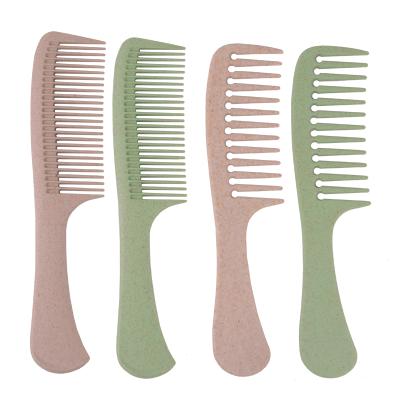 China Wholesale Biodegradable Biodegradable Wide Detangle Comb Tooth Comb Hair Brush Comb Creative Art for sale