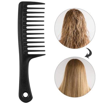 China Creative Home Art Detangling Comb Large Wide Tooth Comb For Wet Hair Long Hair Curly Hair for sale