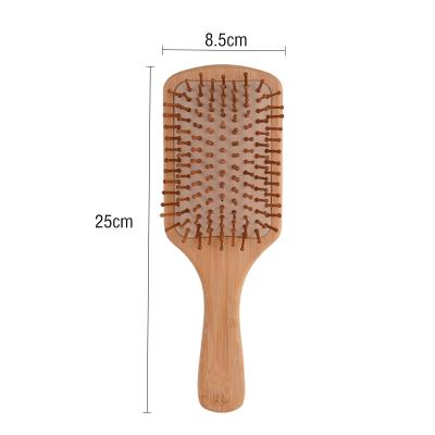 China Wholesale High Quality Natural Bamboo Hair Brush Duct Air Cushion Hairbrush Cushion Hair Brush With Delicate Paper Box For Home for sale