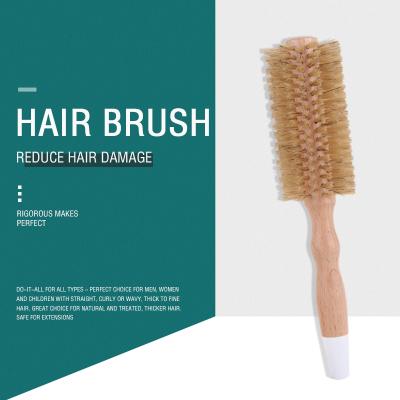 China Nondisposable Boar Bristle Round Brush 14 Rows Round Brushes For Professional Round Hair Brush With Custom Logo for sale