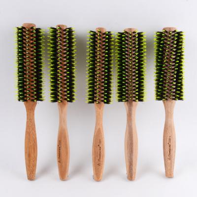 China Nondisposable Professional Salon Hair Dryer Brush Round Brush Home Use Straight And Oblique Bristle for sale