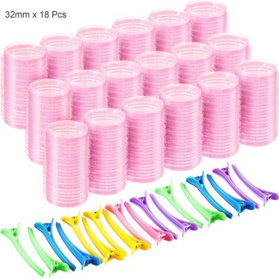 China Fashionable Creative Art Curler Rolelrs Individual Handle Hair Rollers Salon Hair Dressing Curlers Colorful Hair Rollers for sale