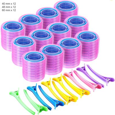 China Factory Price Professional Salon Flexible Hair Rollers With Clips Roller For Hair Growth Set for sale