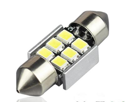 China 2018 DC 12V 6 SMD 2835 2.7W led canbus Double pointed car reading light for sale