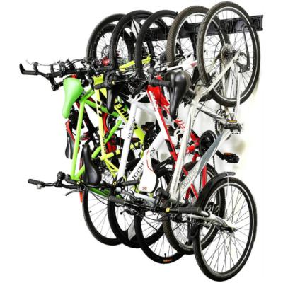 China Hanging Bicycles Bike Hooker For Wall Mount Garage Bike Storage Rack Hanging 6 Bicycle Hooker for sale