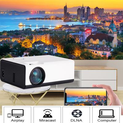 China Short throw IHOMELIFE Android 9.0 Portable 5G 2.4G WIFI Android Smart 3D Home Video Theater 1920x1080dpi Full HD Phone Projector for sale