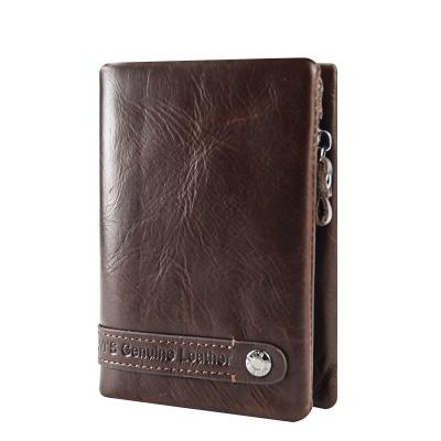 China Wholesale Custom Genuine Leather Holder Anti Theft Notecase RFID Wallet Credit Card Blocking Purse Wallet For Women Men for sale