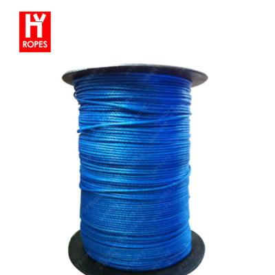 China Polyester HYropes RR0169 blue color parachute kites rope prism kite string for sale