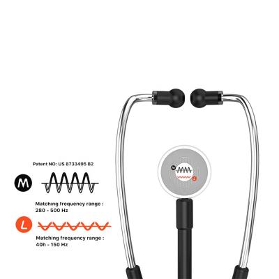 China Heavy Duty Style Sound Saving Available Style Lightweight Classical Monitoring Single Ear Head Medical Stethoscope for sale