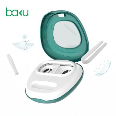 China BAKU ba-2030 portable ultrasonic contact lens cleaner new product IPX7 contact glass waterproof case 70*67*30mm for sale