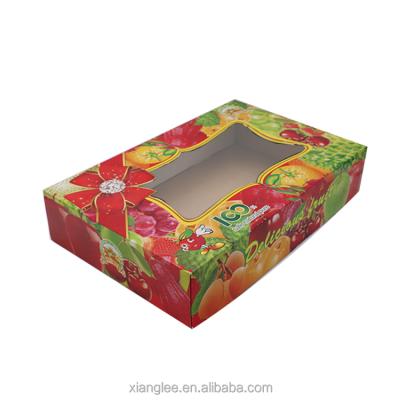 China New 2019 Wholesale Recyclable Custom Fruit Tender Corrugated Paper Packaging Custom Fruit Product Boxes for sale