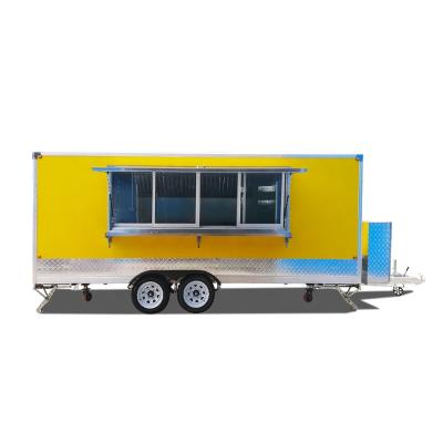 China Goods UKUNG OEM Customized Mobile Food Truck Trailer Street Cart Fully Equipped For Sale Whole Grain Flour Brown Sugar Rock Sugar for sale