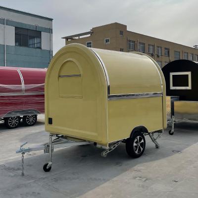 China Multifunctional UKUNG EU Certificated Food Trailer, Food Truck With CE Certificate Mobile Food Cart for sale