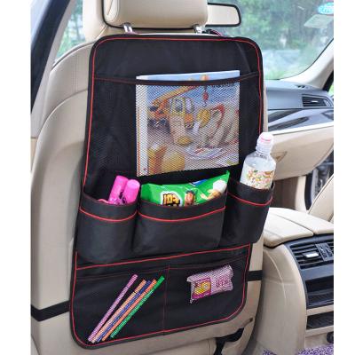 China Fshiponable Multi-pocket Portable Waterproof Car Seat Organizer Backseat for sale