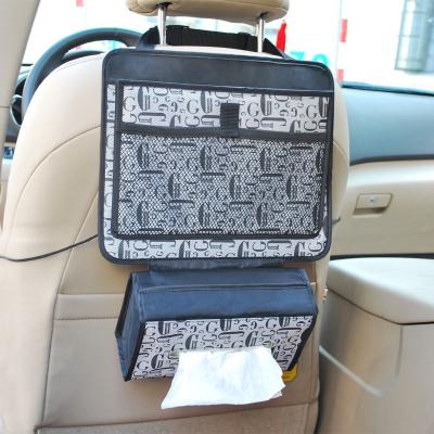 China Backseat Car Cargo Storage Back Seat Laptop Hanging Holder in Car Seat Folders Storage Bag Organizer for sale