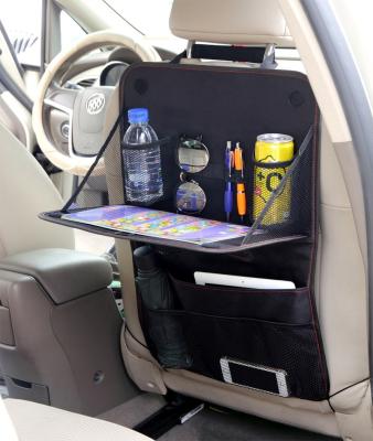 China Fshiponable Luxury Car Backseat Cup Holder Food Tray Rear Seat Organizer Storage And Seat Protector Save Space Easy Carry for sale