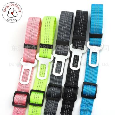 China Hot Selling America Amazon Pets Lead Safety Dog Cat Safety Leads Car Vehicle Seat Belt for sale