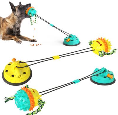 China Sustainable Interactive Pet Pull Rope Dog Chew Squeaky Toys for sale