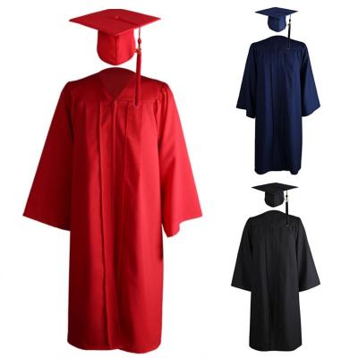 China School Clothes Best Price School Custom Adult Graduation Gown Graduation Robe Graduation Gown For Adults University for sale