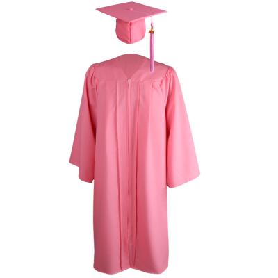 China School Clothes Gold Graduation Caps And Gown Black Adult University Ceremony Classic School Uniforms Pink Graduation Gowns for sale