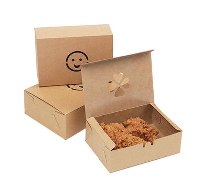 China Recyclable PSB Container Kraft Paper Food Box Takeout Packaging for sale