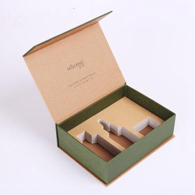 China Skin Care Products Recyclable Cardboard Hotsale Magnetic Closure Box Flip Top Cardboard Eco Gift Packaging for sale