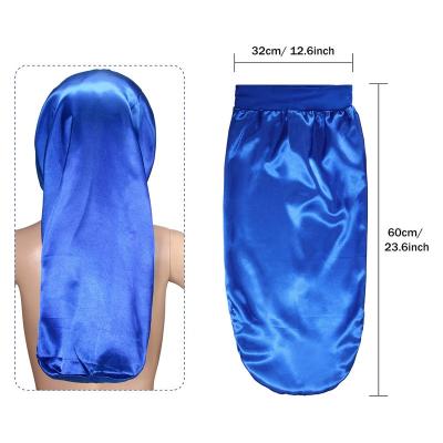 China Wholesale Kids Girls Satin Hood Sleep Girl Hood Hat Eco-friendly Silky Towel Headwear Children Headband for sale