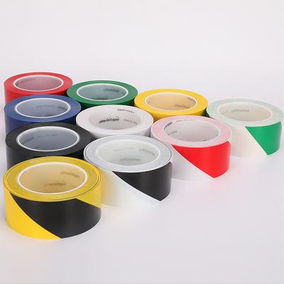 China Waterproof Floor Marking Tape PVC Warning Device Marking Tape Custom for sale