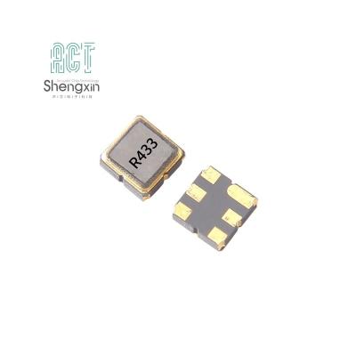 China SMD3030/+-50kHz/R433.920MHz/6PIN Acoustic chip Saw Resonator SXR433M920AS02 for sale