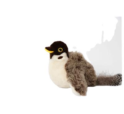 China Toy Dancing Birds Series Tit Viable Electronic Black Pet Plush PETMI Entry Level Dancing Crested Sparrow for sale