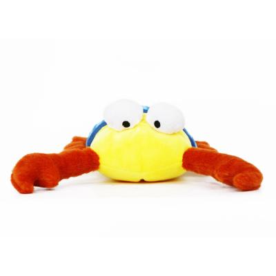 China Viable Creative Design Pet Squicky Plush Toys Electric Crab Stuffed Animal Custom Plush Toy for sale